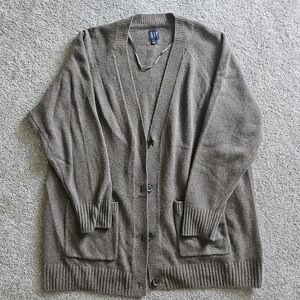 Women's Gap Brown Cardigan Sweater